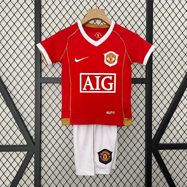 Camiseta Manchester United Primera equipo Retro Niño 2006 2007